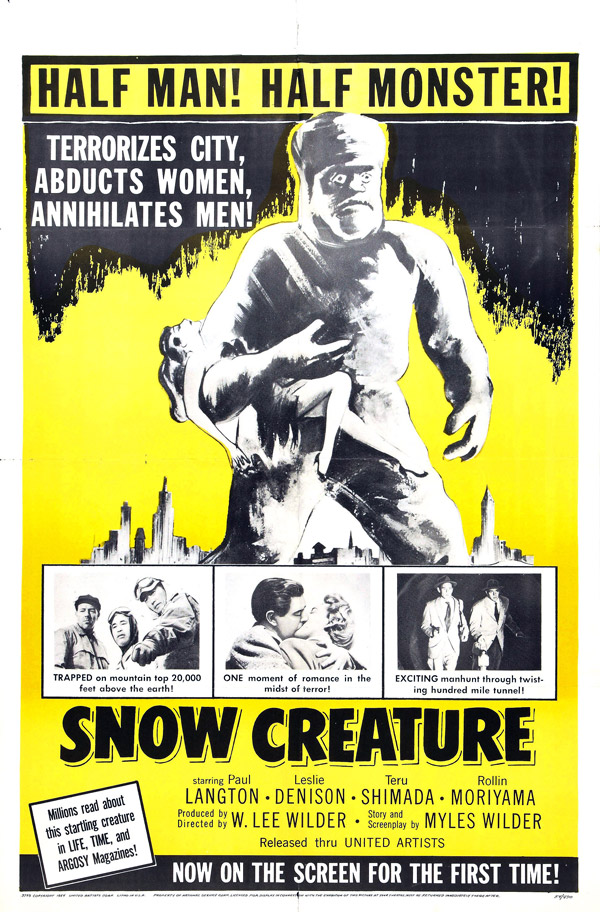 L'Abominable homme des neiges de W. Lee Wilder (1954) - SciFi-Movies