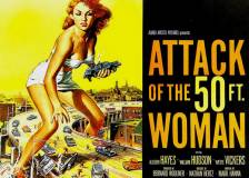 Miniature d'affiche américaine de 'L'attaque de la femme de 50 pieds'
