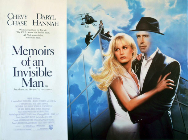 Affiche cinéma n°5 de Les aventures d'un homme invisible (1992) -  SciFi-Movies