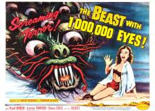 Miniature d'affiche américaine de 'The Beast with a Million Eyes'