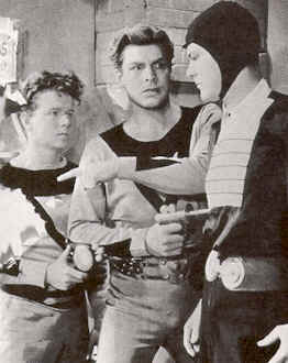 Buddy, Buck et un garde de Killer Kane - Destination Saturne (Destination Saturn)