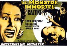 Miniature d'affiche belge de 'Caltiki, le monstre immortel'
