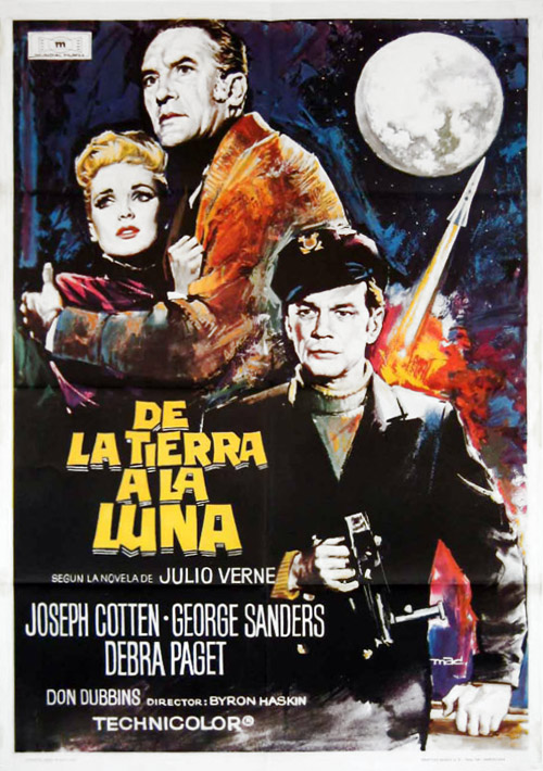Affiche cinéma n°2 de De la Terre à la Lune (1958) - SciFi-Movies