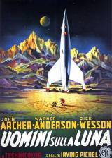 Miniature d'affiche italienne de 'Destination Lune'