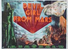 Miniature d'affiche britannique de 'Devil Girl From Mars'