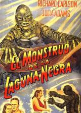 Miniature d'affiche mexicaine de 'L'étrange créature du lac noir'