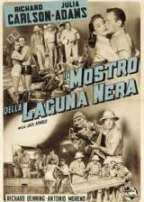Miniature d'affiche italienne de 'L'étrange créature du lac noir'
