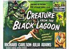 Miniature d'affiche américaine de 'L'étrange créature du lac noir'
