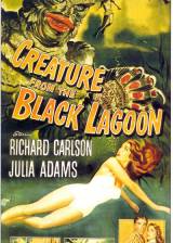 Miniature d'affiche américaine de 'L'étrange créature du lac noir'