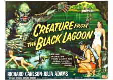 Miniature d'affiche américaine de 'L'étrange créature du lac noir'