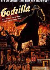 Miniature d'affiche allemande de 'Godzilla'