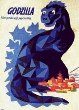 Miniature d'affiche polonaise de 'Godzilla'
