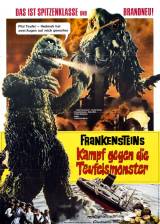 Miniature d'affiche allemande de 'Godzilla contre Hedora'