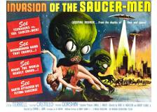 Miniature d'affiche américaine de 'Invasion of the Saucer Men'