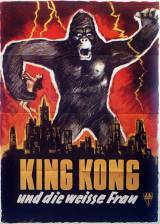 Miniature d'affiche allemande de 'King Kong'