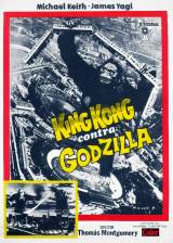 Miniature d'affiche espagnole de 'King Kong contre Godzilla'