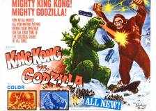 Miniature d'affiche américaine de 'King Kong contre Godzilla'
