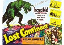 Miniature d'affiche américaine de 'Lost Continent'