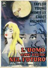 Miniature d'affiche italienne de 'La machine à explorer le temps'