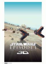 Miniature d'affiche américaine de 'Star Wars : épisode I - La Menace fantôme'