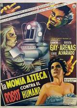 Miniature d'affiche mexicaine de 'La momie aztèque contre le robot'