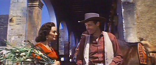Sarita n'est pas insensible au charme de Jimmy - La montagne mystérieuse (The Beast of Hollow Mountain)