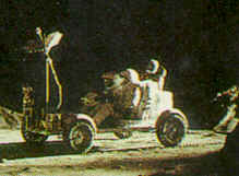 Ray, Jason et Mira sur la jeep lunaire - Moontrap