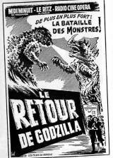 Miniature d'affiche française de 'Le retour de Godzilla'
