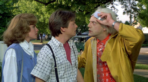 Doc somme Marty de le suivre en 2015 - Retour vers le futur 2 (Back to the Future Part II)