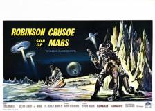 Miniature d'affiche belge de 'Robinson Crusoe sur Mars'