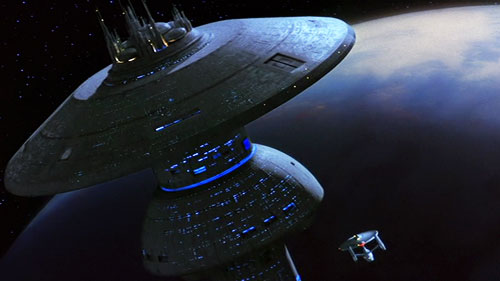 L'Enterprise approche de la station spatiale - Star Trek III : à la recherche de Spock (Star Trek III: The Search for Spock)