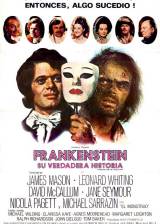 Miniature d'affiche espagnole de 'La véritable histoire de Frankenstein'