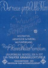 Miniature d'affiche allemande de 'Les Merveilles de la création'