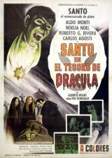 Miniature d'affiche mexicaine de 'Santo et le trésor de Dracula'