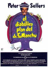 Miniature d'affiche espagnole de 'Le complot diabolique du docteur Fu Manchu'
