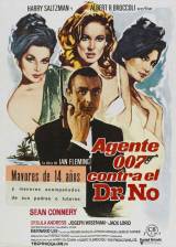 Miniature d'affiche espagnole de 'James Bond 007 contre Dr. No'