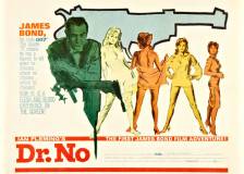 Miniature d'affiche américaine de 'James Bond 007 contre Dr. No'