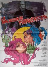 Miniature d'affiche espagnole de 'Les expériences érotiques de Frankenstein'