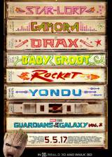 Miniature d'affiche américaine de 'Les Gardiens de la galaxie Vol. 2'